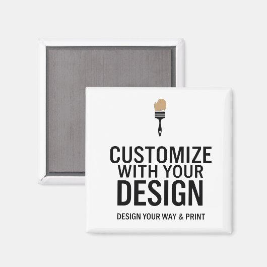 Custom Personalized Blank Company Branded Magneet (Voorkant / Achterkant)