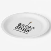 Custom Personalized Blank Company Branded Papieren Bordje (Gekanteld)