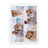 Custom Personalized Family Photo Magneet (Verticaal)