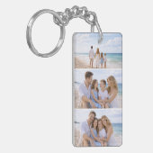Custom Personalized Family Photo Sleutelhanger (Voorkant Links)
