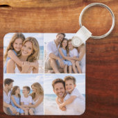 Custom Personalized Family Photo Sleutelhanger (Achterkant)