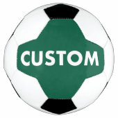 Custom Personalized HUNTER GREEN Football (Devant)