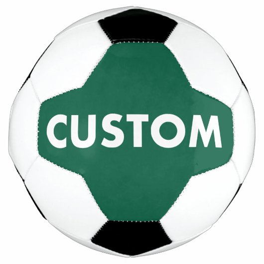 Custom Personalized HUNTER GREEN Football (Devant)
