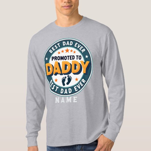 Custom Personalized Name Gift for Dad T-shirt (Voorkant)