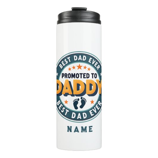 Custom Personalized Name Gift for Dad Thermosbeker (Voorkant)
