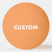 Custom Personalized ORANGE Table Tennis Pingpongballen (Voorkant)