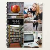 Custom Personalized Photo Collage  Planner (Voorkant)