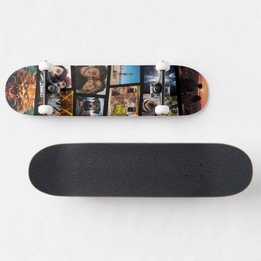 Custom Personalized Photo Collage Skateboard (Horz)