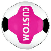 Custom Personalized PINK Soccer Football (Tourné)