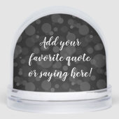 Custom Personalized Quote Saying Script Black (Avant)