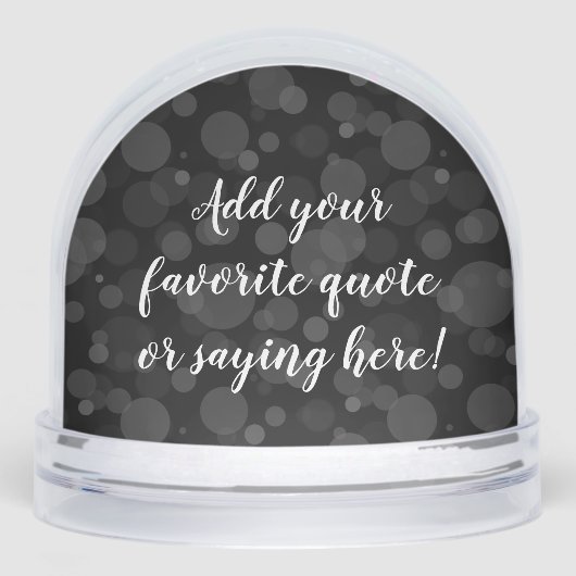 Custom Personalized Quote Saying Script Black (Avant)