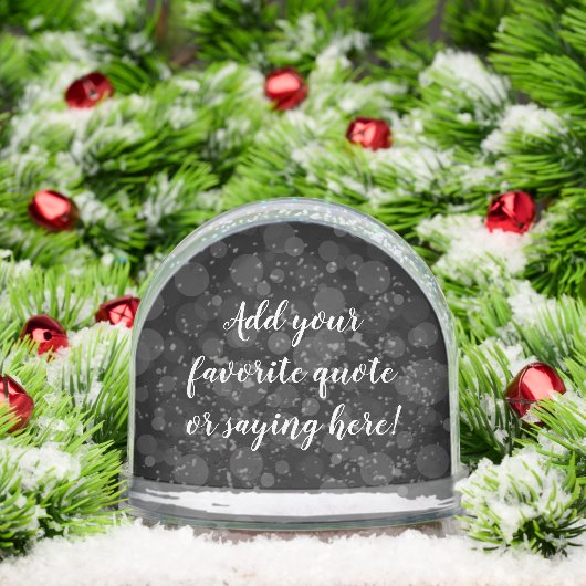 Custom Personalized Quote Saying Script Black (Noël)