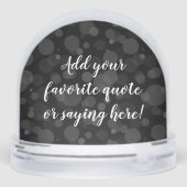Custom Personalized Quote Saying Script Black (Arrière)