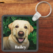 Custom Pet 5 Fotocollage Memorial Keepsake Sleutelhanger (Achterkant)