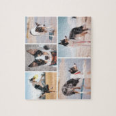Custom Pet Dog Photo Collage Jigsaw Puzzle Legpuzzel (Verticaal)