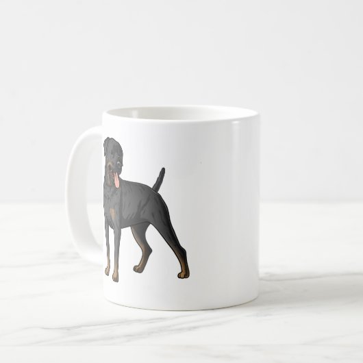 Custom Pet Dog Photo Mug (Devant gauche)