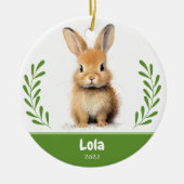 Custom Pet Foto met tak Keramische Orn Keramisch Ornament (Voorkant)