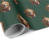 Custom Pet Holiday Wrapping Paper Cadeaupapier (Rol Hoek)