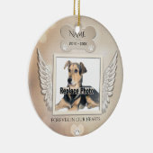 Custom Pet Memorial Keramisch Ornament (Rechts)