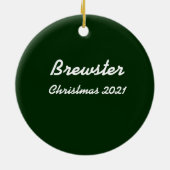 Custom Pet Memorial Ornament - Foto Keepsake (Achterkant)