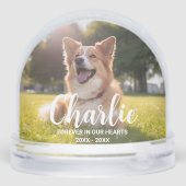 Custom Pet Memorial Photo with Name (Arrière)