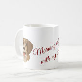 Custom Pet Mug – Upload Photo & Editable Name   (Devant gauche)