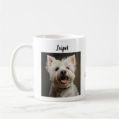 Custom Pet Mug Using Your Photo & Name (Gauche)