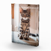Custom Pet Name Typography and Photo Frame Fotoblokken (Rechts)