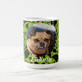 Custom Pet Parent Mug with Green & Black Plant  (Centre)