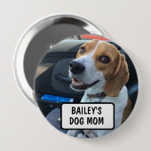 Custom Pet Photo Button (Voorkant /achterkant)