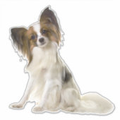 Custom Pet Photo Car Window Vinyl Sticker (Devant)