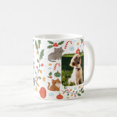 Custom Pet Photo Christmas Mug Gift for Pet Lovers (Devant droit)