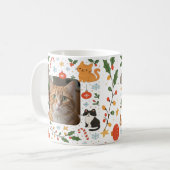 Custom Pet Photo Christmas Mug Gift for Pet Lovers (Devant gauche)