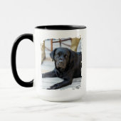 Custom Pet Photo Coffee Mug Dog Lover Gift Modern (Gauche)