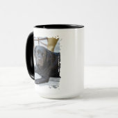 Custom Pet Photo Coffee Mug Dog Lover Gift Modern (Devant gauche)