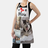 Custom Pet Photo Collage & Name Apron Schort (Insitu)