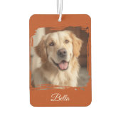 Custom Pet Photo - Dubbelzijdige auto Luchtverfris Luchtverfrisser (Achterkant)