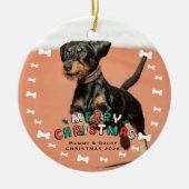 Custom Pet Photo Keramisch Ornament (Voorkant)