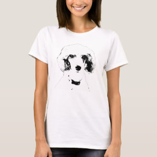 Custom Pet Photo Maggie Poodle Graphic T-shirt