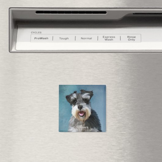 Custom Pet Photo Magnet Magneet (Insitu (Vaatwasser))