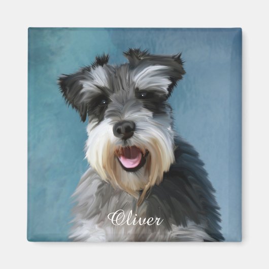 Custom Pet Photo Magnet Magneet (Voorkant)
