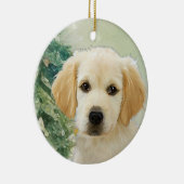 Custom Pet Photo Memorial - Cherished Keepsake Keramisch Ornament (Rechts)