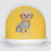 Custom Pet Photo Memorial Sneeuwbol (Voorkant)