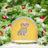 Custom Pet Photo Memorial Sneeuwbol (Kerstmis)