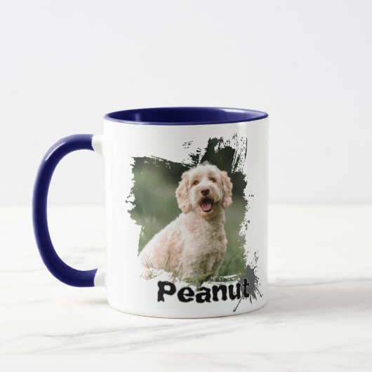 Custom Pet Photo Mok – Gepersonaliseerde Hond / Ka (Links)