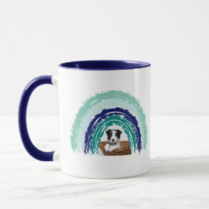 Custom Pet Photo Mok - Rainbow Dog Cat Coffee Cup