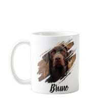 Custom Pet Photo Name Dog Lover Gift Dog Mom Mug