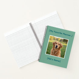 Custom Pet Photo Notebook | Personalized Planner Notitieboek