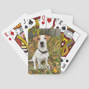 Custom Pet Photo Personalized Deck voor Pet Lovers Pokerkaarten