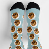 Custom Pet Photo Socks | Personalized Dog Face  Sokken (Top)